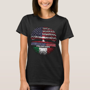 Italien Italienisch USA USA Vereinigte Staaten Tre T-Shirt