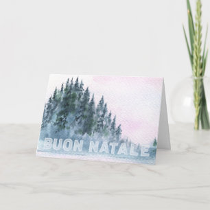 * Italien Italienische Alpen Buon Natale Weihnacht Karte