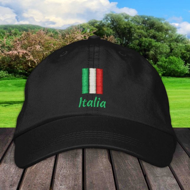 Italien & Italienische Flag Mode / Italienische Pa Bestickte Baseballkappe (Von Creator hochgeladen)