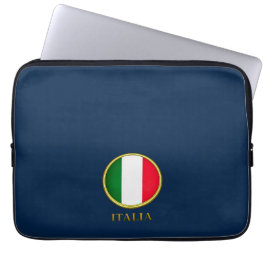 Italien - Italienische Flagge Laptopschutzhülle