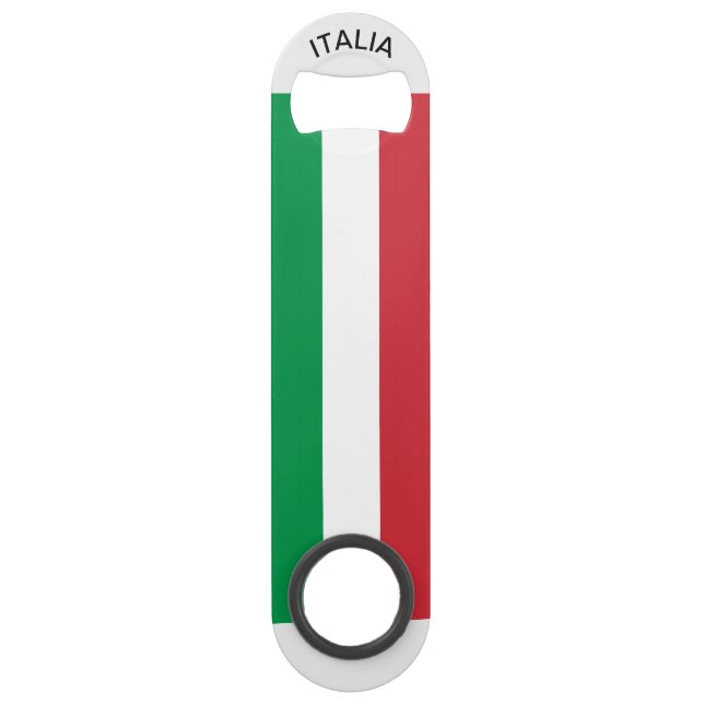 Italien - italienische Flagge Speed Flaschenöffner (Vorderseite)