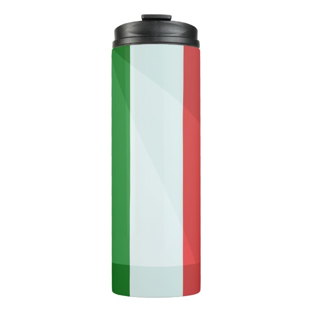 Italien, italienische Flagge Thermosbecher (Vorderseite)