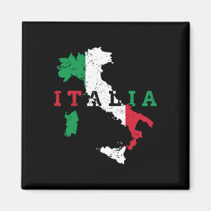 Italien Italienische Karte Flagge Pride Gift Herit Magnet