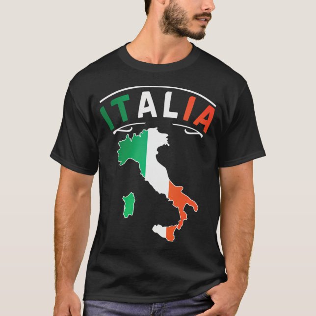 Italien Italienisches Geschenk Italiana Land 90er  T-Shirt (Vorderseite)