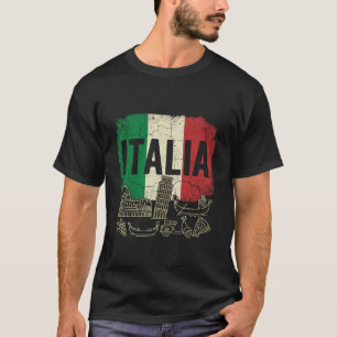 Italien Italy Reise Souvenir Geschenk Vintage Ital T-Shirt