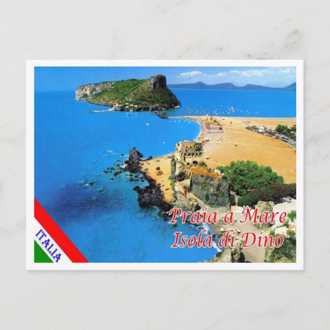 Italien - Kalabrien - Praia a Mare - Isola di Dino Postkarte (Vorderseite)