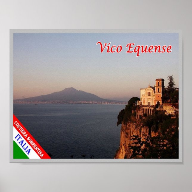 Italien - Kampanien - Amalfiküste - Poster (Vorne)