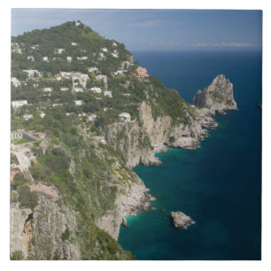 ITALIEN, Kampanien (Bucht von Neapel), CAPRI: Fliese