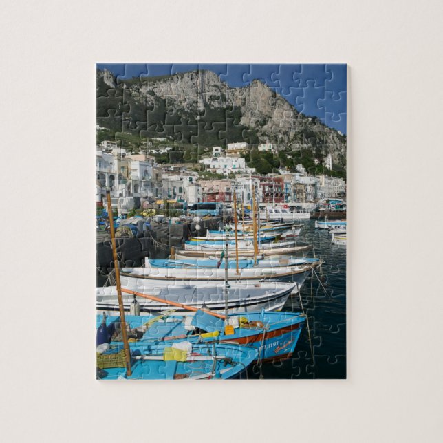 ITALIEN, Kampanien (Bucht von Neapel), CAPRI:Marin Puzzle (Vertikal)