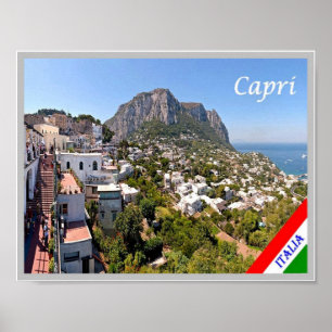 Italien - Kampanien - Capri - Poster