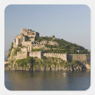 ITALIEN, Kampanien, Golf von Neapel), ISCHIA, 2 Quadratischer Aufkleber