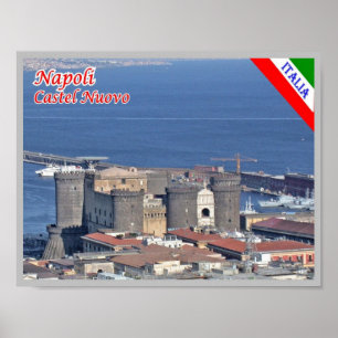 Italien - Kampanien - Neapel - Castel Nuovo - Poster
