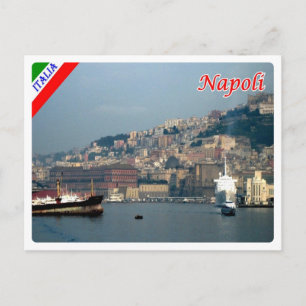Italien - Kampanien - Neapel - Hafen - Postkarte
