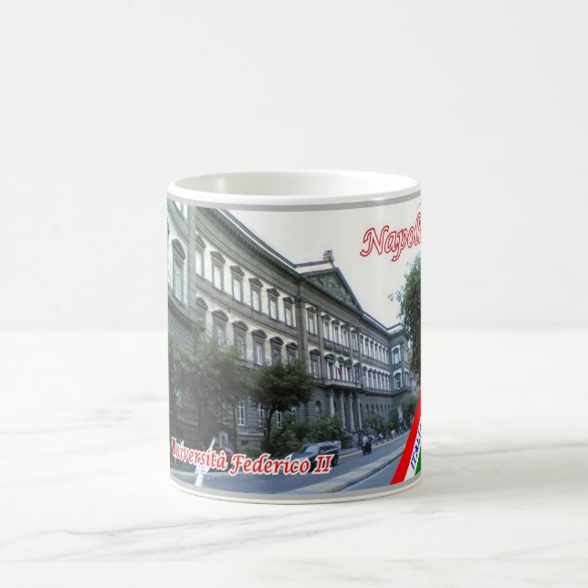 Italien - Kampanien - Neapel - Universität Federic Kaffeetasse (Mittel)