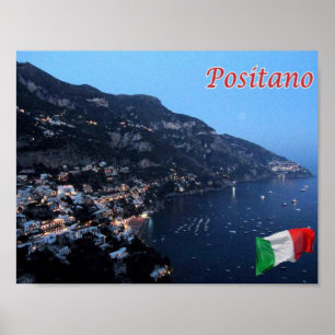 Italien - Kampanien - Positano - Poster