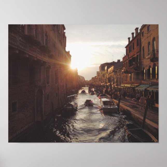 Italien Kanal Venedig Poster (Vorne)