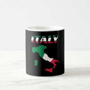 Italien Karte Italienisch Italienisch Kaffeetasse