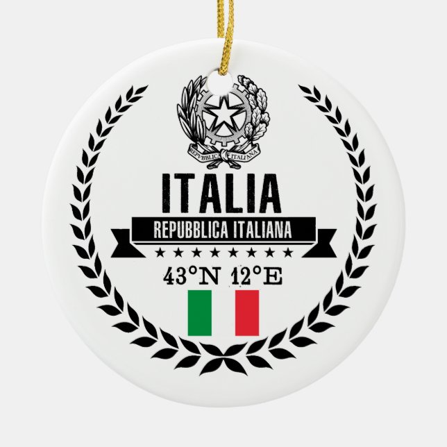 Italien Keramikornament (Vorne)