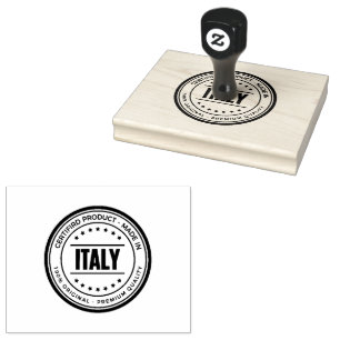 ITALIEN Klare, Fette Schrift Prägender Eindruck Pr Gummistempel