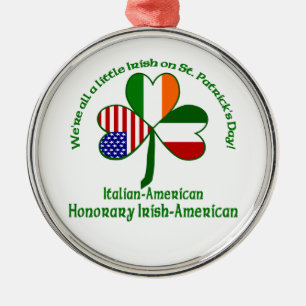 Italien Klein Irland Silbernes Ornament