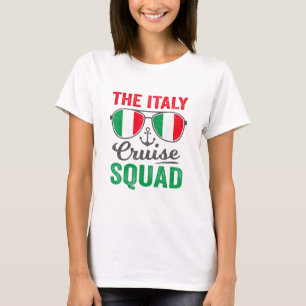 Italien Kreuzfahrt Team 2025 Italien Urlaub passen T-Shirt