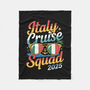 Italien Kreuzfahrt Team 2025 Sommerurlaub passend Fleecedecke