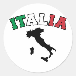 Italien Land Runder Aufkleber