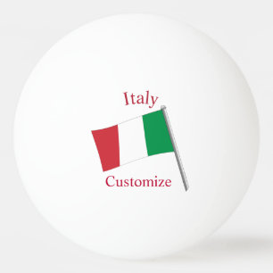 Italien Landesflagge Thunder_Cove Tischtennisball