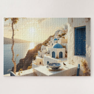 Italien Landschaft Sonnenuntergang Puzzle
