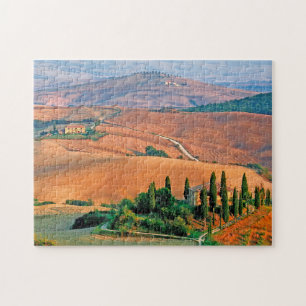 Italien landschaftlicher Toskana Sommer Puzzle
