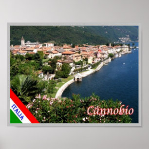 Italien - Langensee - Cannobio - Poster