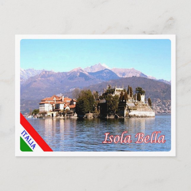 Italien - Langensee - Isola Bella - Postkarte (Vorderseite)