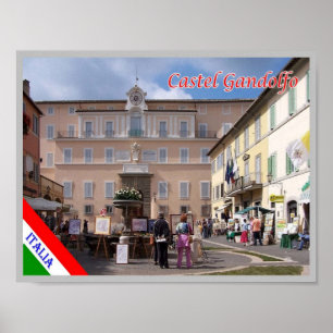 Italien - Latium - Castel Gandolfo - Papstpalast - Poster