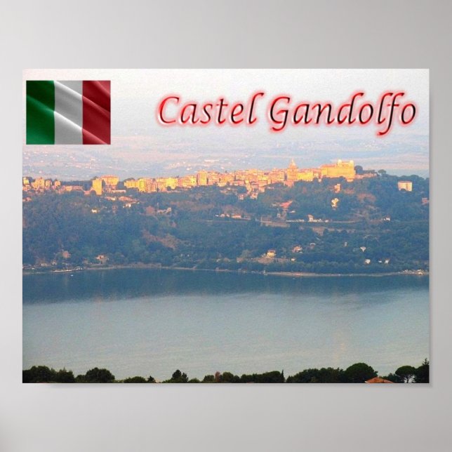 Italien - Latium - Castel Gandolfo - Poster (Vorne)