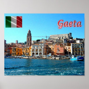 Italien - Latium - Gaeta Medioevale - Meeresblick  Poster