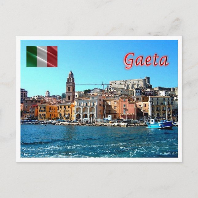 Italien - Latium - Gaeta Medioevale - Meeresblick  Postkarte (Vorderseite)