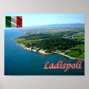 Italien - Latium - Ladispoli - Poster