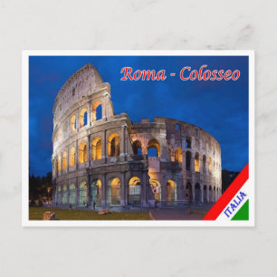 Italien - Latium - Rom - Kolosseo - Postkarte