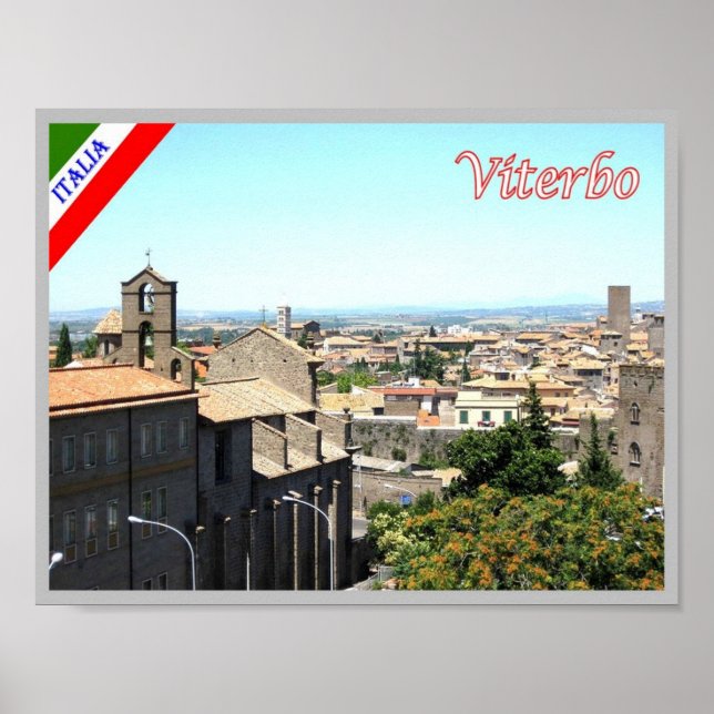 Italien - Latium - Viterbo - Poster (Vorne)