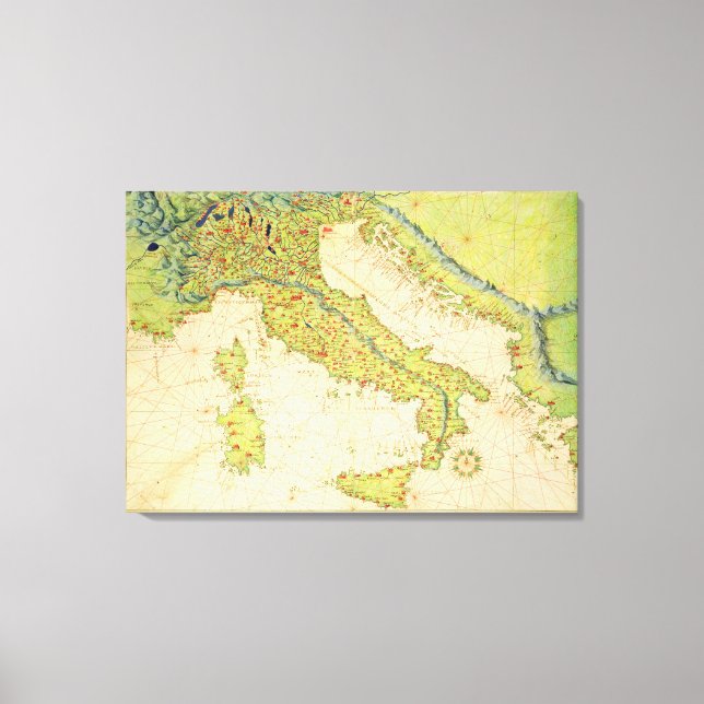 Italien Leinwanddruck (Vorderseite)