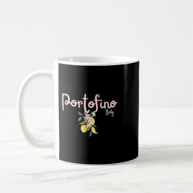 Italien Lemon Design Portofino Italien Souvenir It Kaffeetasse (Links)