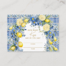 Italien Lemon Tiles Wie viele Kisses Game Platzkar