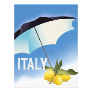 Italien Lemons Vintages Reiseplakat Fotodruck
