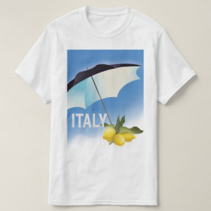 Italien Lemons Vintages Reiseplakat T-Shirt