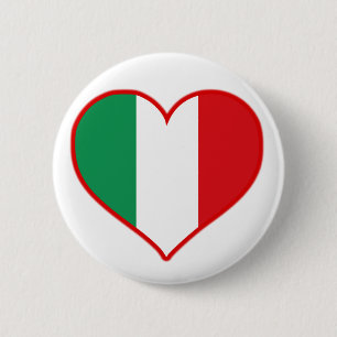 Italien Liebe Button