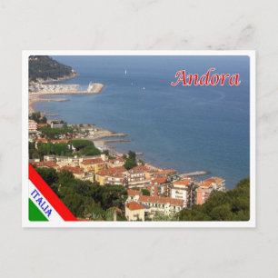 Italien - Ligurien - Andora - Postkarte