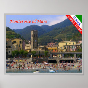 Italien - Ligurien - Cinque Terre - Monterosso - Poster