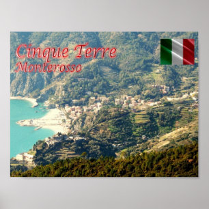 Italien - Ligurien - Cinque Terre - Monterosso - Poster