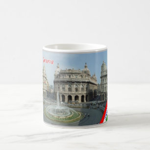 Italien - Ligurien - Genua - Piazza Ferrari - Kaffeetasse