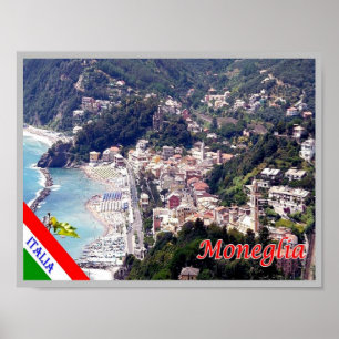 Italien - Ligurien - Moneglia - Poster